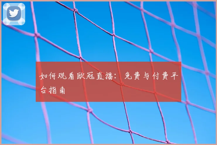 如何观看欧冠直播：免费与付费平台指南